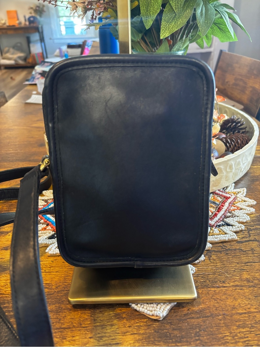 Vintage Coach 9973 Black Leather Camera Crossbody Bag - Picture 2 of 9